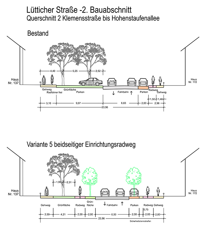 stadt Aachen - Luetticher Stra&szlig;e - Variante 5 -2